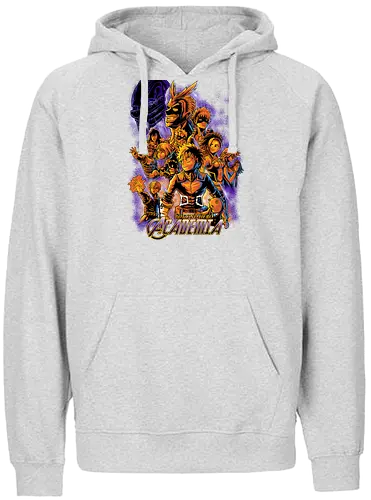 Boku no hero Avenger - boku, hero, academia, manga, anime, avenger, poster, movie, mashup, comic - Fairtrade Hoodie