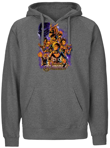 Boku no hero Avenger - boku, hero, academia, manga, anime, avenger, poster, movie, mashup, comic - Fairtrade Hoodie
