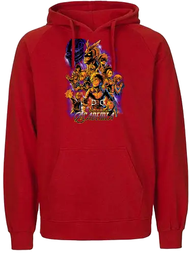 Boku no hero Avenger - boku, hero, academia, manga, anime, avenger, poster, movie, mashup, comic - Fairtrade Hoodie