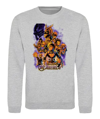 Boku no hero Avenger - boku, hero, academia, manga, anime, avenger, poster, movie, mashup, comic - Sweatshirt