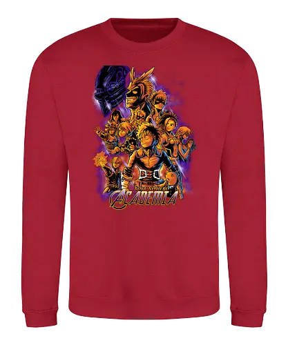 Boku no hero Avenger - boku, hero, academia, manga, anime, avenger, poster, movie, mashup, comic - Sweatshirt