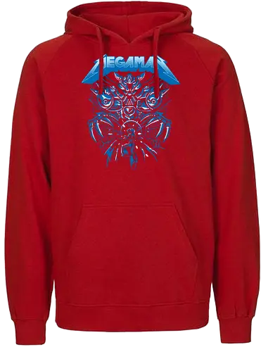 Mega Rockman - mega, man, gaming, metal, music, mashup, Heavy metal - Fairtrade Hoodie