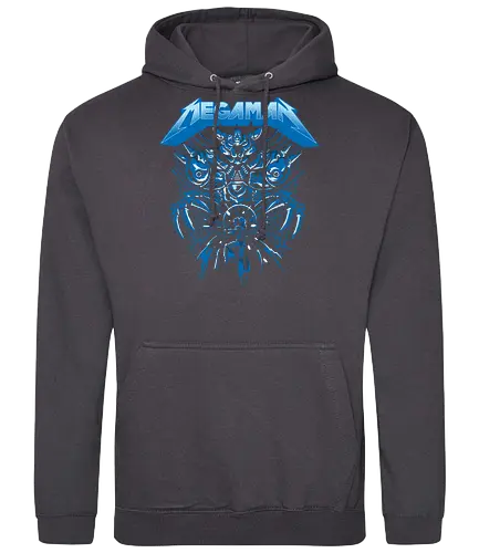 Mega Rockman - mega, man, gaming, metal, music, mashup, Heavy metal - Standard Hoodie