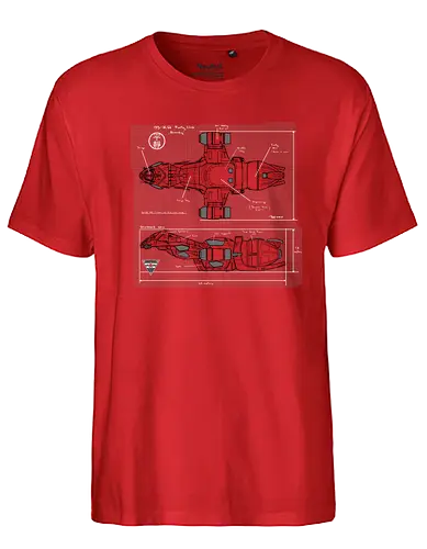 Blueprint - firefly, serenity, tvshows, josswheedon, scifi - Fairtrade T-Shirt