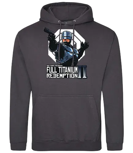 Full Titanium Redemption - robocop, 80s, action, dystopie, movie, classic, scifi - Standard Hoodie