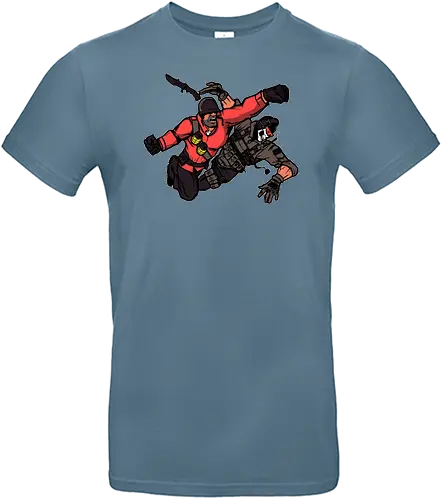 Ain't Afraid of Ghosts - game, gaming, tf2, fortress, call, duty, shooter, ego shooter, multiplayer, mashup, ftp, tm - Standard T-Shirt