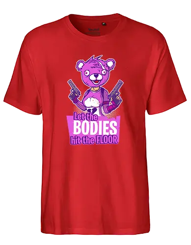 Bodies - fortnite, game, gaming, pink, fun, shooter, br - Fairtrade T-Shirt
