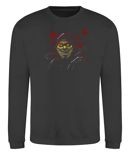 Hanzo Hasashi - gaming, fatality, mortal, kombat, game, console, scorpion, bt em up - Sweatshirt