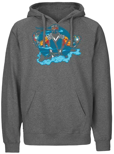 Winter Warrior - gaming, sub zero, mortal, kombat, bt em up - Fairtrade Hoodie