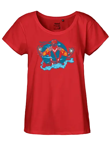 Winter Warrior - gaming, sub zero, mortal, kombat, bt em up - Fairtrade Girl Shirt