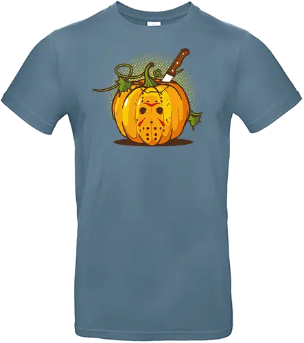 Friday Carving - pumpkin, jack-o-lantern, jason, freitag  der 13., slasher, halloween, kürbis - Standard T-Shirt