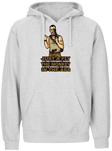 Just A Fly - movie, 80s, die hard, christmas, stirb langsam, John Mclaine, Hans Gruber - Fairtrade Hoodie