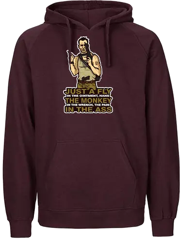Just A Fly - movie, 80s, die hard, christmas, stirb langsam, John Mclaine, Hans Gruber - Fairtrade Hoodie