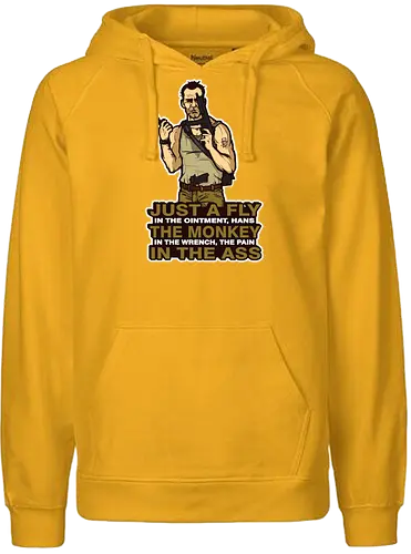 Just A Fly - movie, 80s, die hard, christmas, stirb langsam, John Mclaine, Hans Gruber - Fairtrade Hoodie