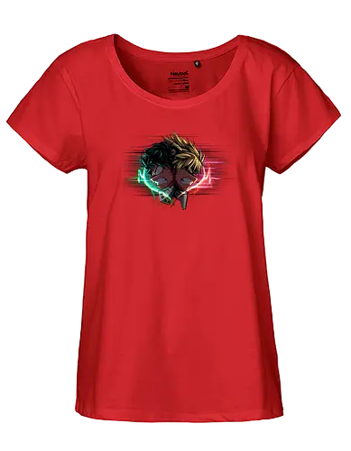Rivals - Hiroaka, Hiroaka, Academia, deku, bakugou, anime - Fairtrade Girl Shirt
