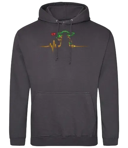 Baby Alien Heartbeat - alien, baby, green, space opera, space, bounty, hunter - Standard Hoodie