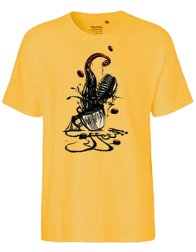We need coffee!! - coffee, kaffee, monster, comic - Fairtrade T-Shirt