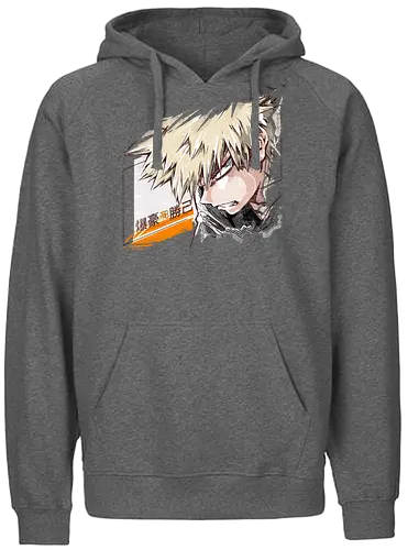 Crying Hero - bakugou, katsuki bakugou, anime, manga, Academia - Fairtrade Hoodie