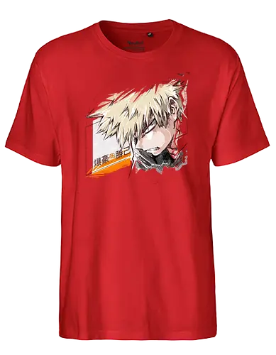 Crying Hero - bakugou, katsuki bakugou, anime, manga, Academia - Fairtrade T-Shirt