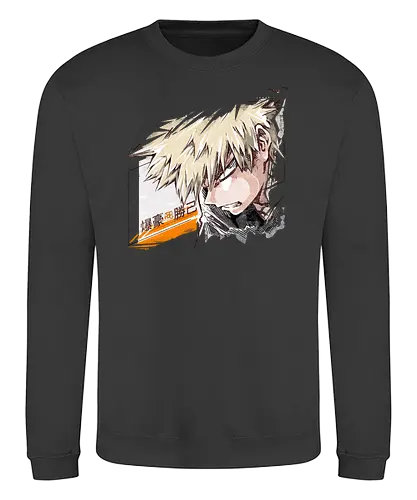 Crying Hero - bakugou, katsuki bakugou, anime, manga, Academia - Sweatshirt