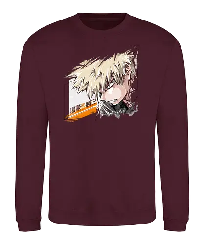 Crying Hero - bakugou, katsuki bakugou, anime, manga, Academia - Sweatshirt