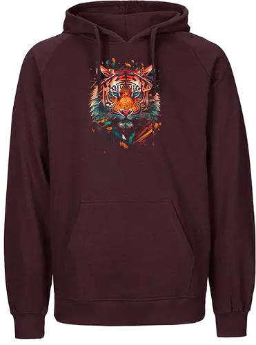 cf1019 - tiger, art - Fairtrade Hoodie