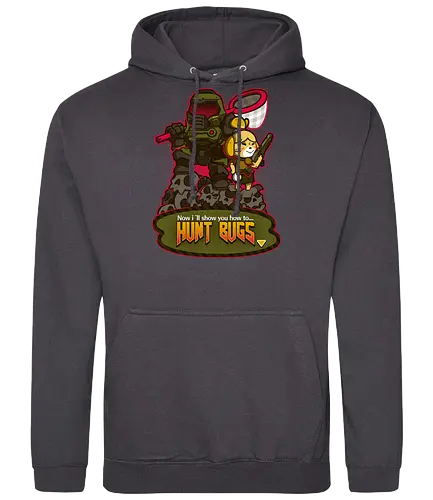 Bug Hunt - gaming, mashup, AC, doom, animal, Crossing, cute, kawaii - Standard Hoodie
