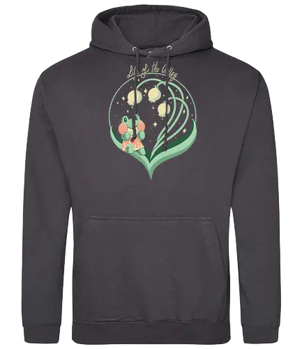 Lily of the Valley - lily, Frog, animal, Crossing, flower - Standard Hoodie