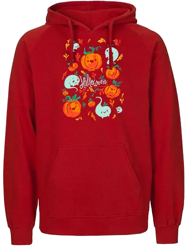 Ghosts and Pumpkins - halloween, pumpkin, kürbis, geist, ghost - Fairtrade Hoodie