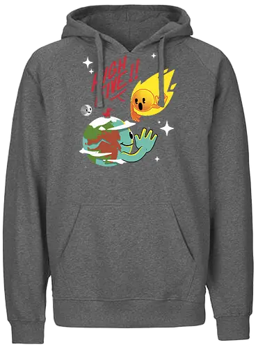 High Five! - High Five, erde, dino, Extinction, Meteorite, rth - Fairtrade Hoodie