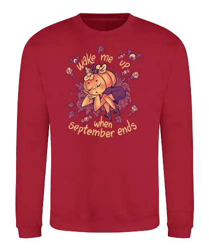 Sleepy Pumpkin - september, music, mashup, kürbis, pumpkin - Sweatshirt