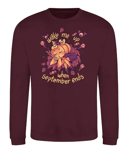 Sleepy Pumpkin - september, music, mashup, kürbis, pumpkin - Sweatshirt