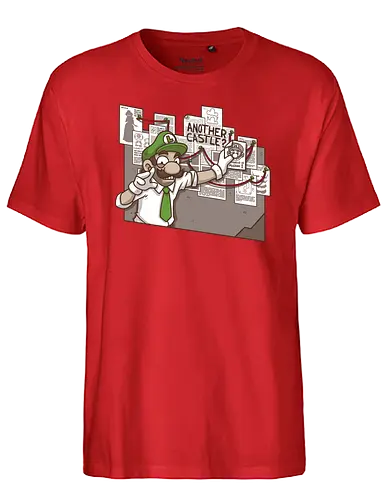 Italian Conspiracy - verschwörung, luigi, mario, schloss, prinzessin, princess - Fairtrade T-Shirt
