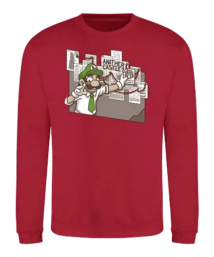 Italian Conspiracy - verschwörung, luigi, mario, schloss, prinzessin, princess - Sweatshirt