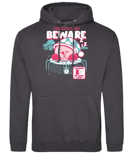 Beware, danger of being ten! - nap, gaming, zoo, snack, pink, ball - Standard Hoodie