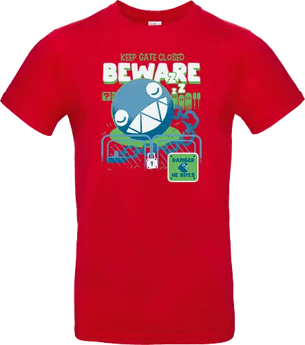 Beware, he bites!