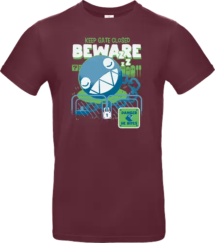 Beware, he bites!