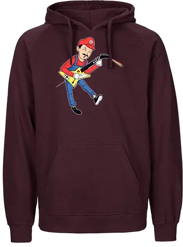 Dark side of the Pop - mario, guitar hero, Music - Fairtrade Hoodie