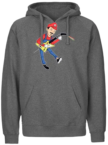 Dark side of the Pop - mario, guitar hero, Music - Fairtrade Hoodie