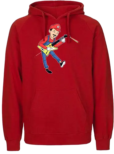 Dark side of the Pop - mario, guitar hero, Music - Fairtrade Hoodie
