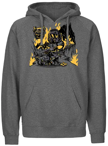 The Shores of Hell - doom, shooter, marine, space, monster, gaming - Fairtrade Hoodie