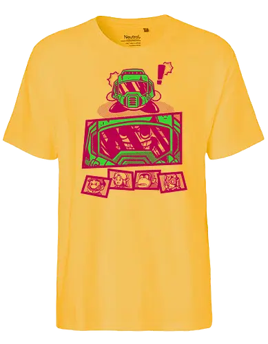 A new challenger - smash, pink, halo, shooter, gaming - Fairtrade T-Shirt