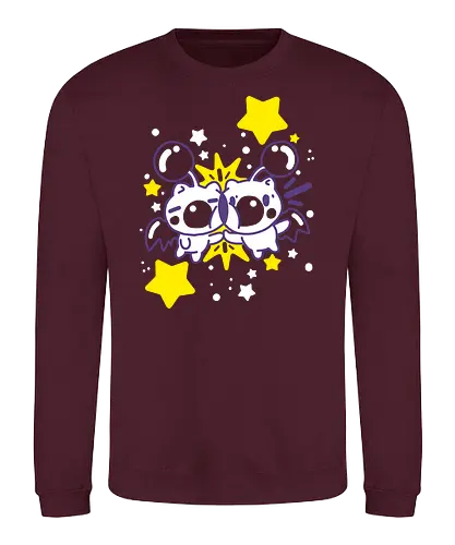Closest Buddies - mog, friends, final, fantasy, ff, Kupo - Sweatshirt