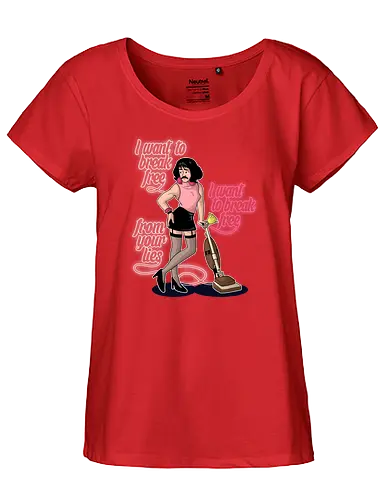 I want to break free - queen, freddy mercury - Fairtrade Girl Shirt