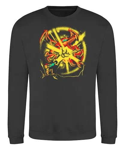 Shot at the Dark - Bounty Hunter, Ridley, gaming, Bounty Huntervania - Sweatshirt