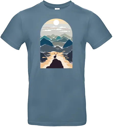 Mountains - berge, landschaft - Standard T-Shirt