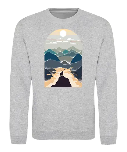 Mountains - berge, landschaft - Sweatshirt
