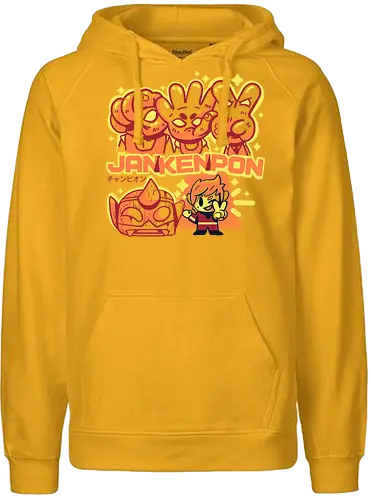 Jan Ken Pon - Schnick, Schnack, Schnuck, gaming - Fairtrade Hoodie
