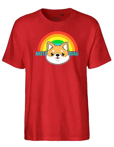 Akitawaii - akita, dog, hund, niedlich, süß, kawaii, japan, nippon - Fairtrade T-Shirt