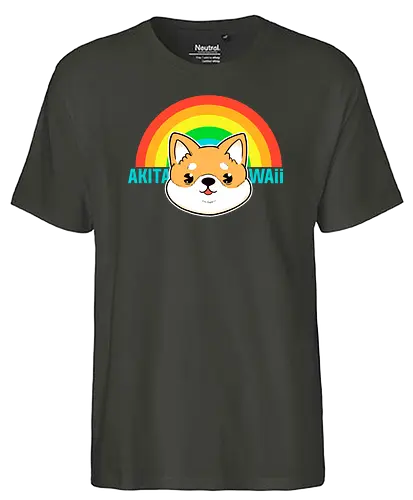 Akitawaii - akita, dog, hund, niedlich, süß, kawaii, japan, nippon - Fairtrade T-Shirt